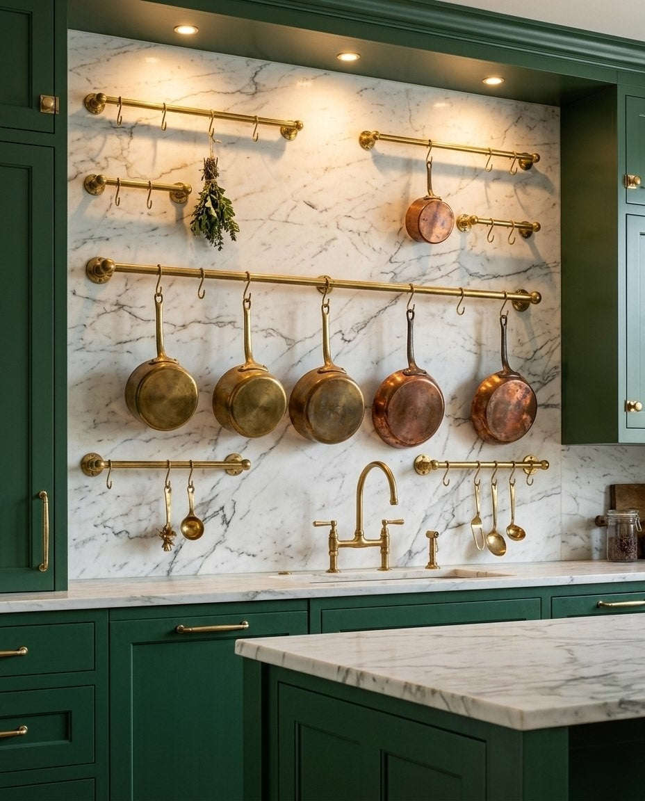 Pot Rail & Kitchen Hooks