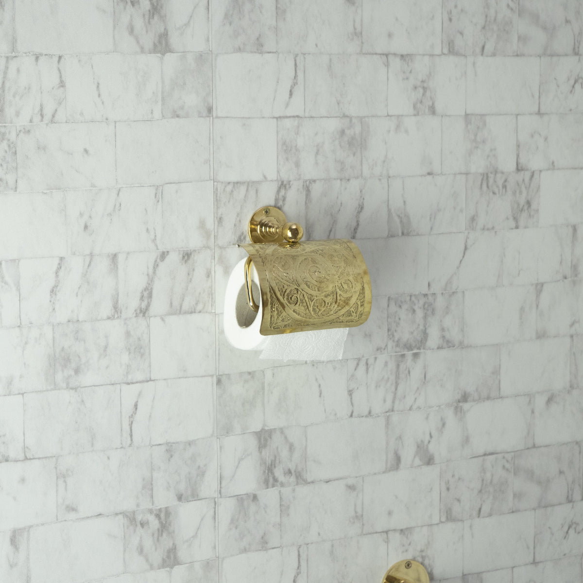 Engraved Toilet Paper Holder