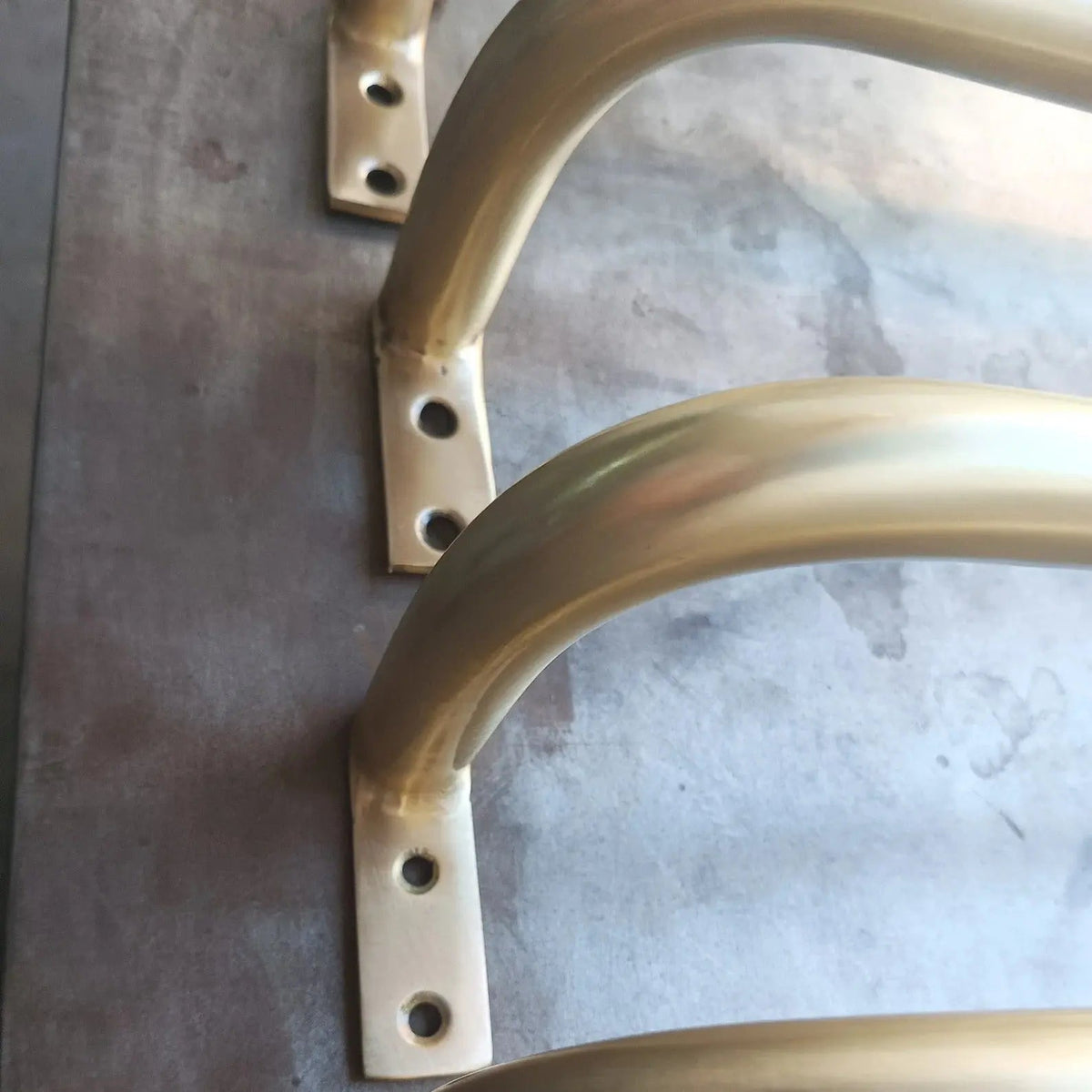 Unlacquered Brass Cafe Curtain Rod With Solid Brass Rings