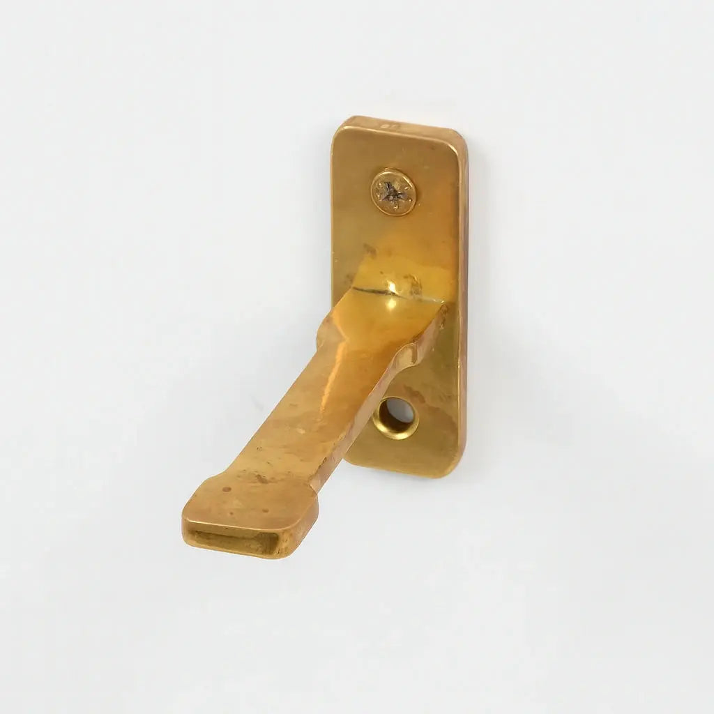 Unlacquered Brass Wall Supports For Rods, Curtains, Etc, DDP shipping