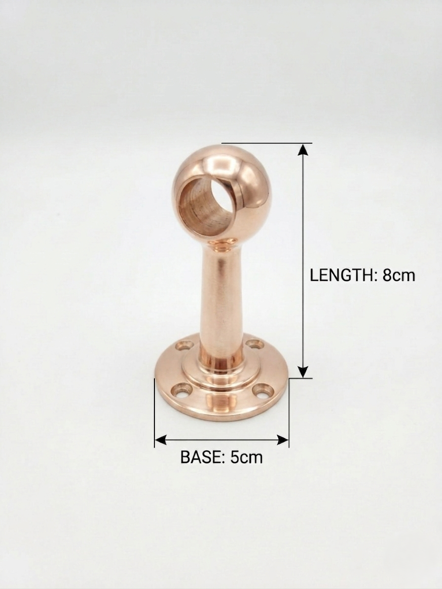 Light Copper Pot Rail - The Utensil Rail