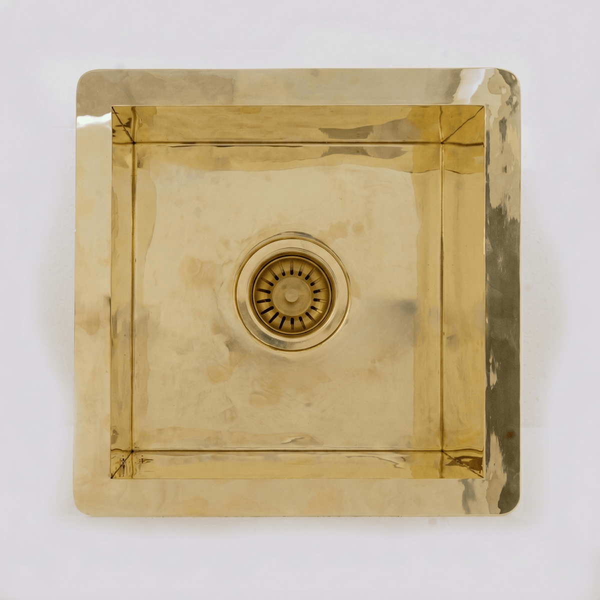 Handcrafted Polished Square Sink | Undermount Basin