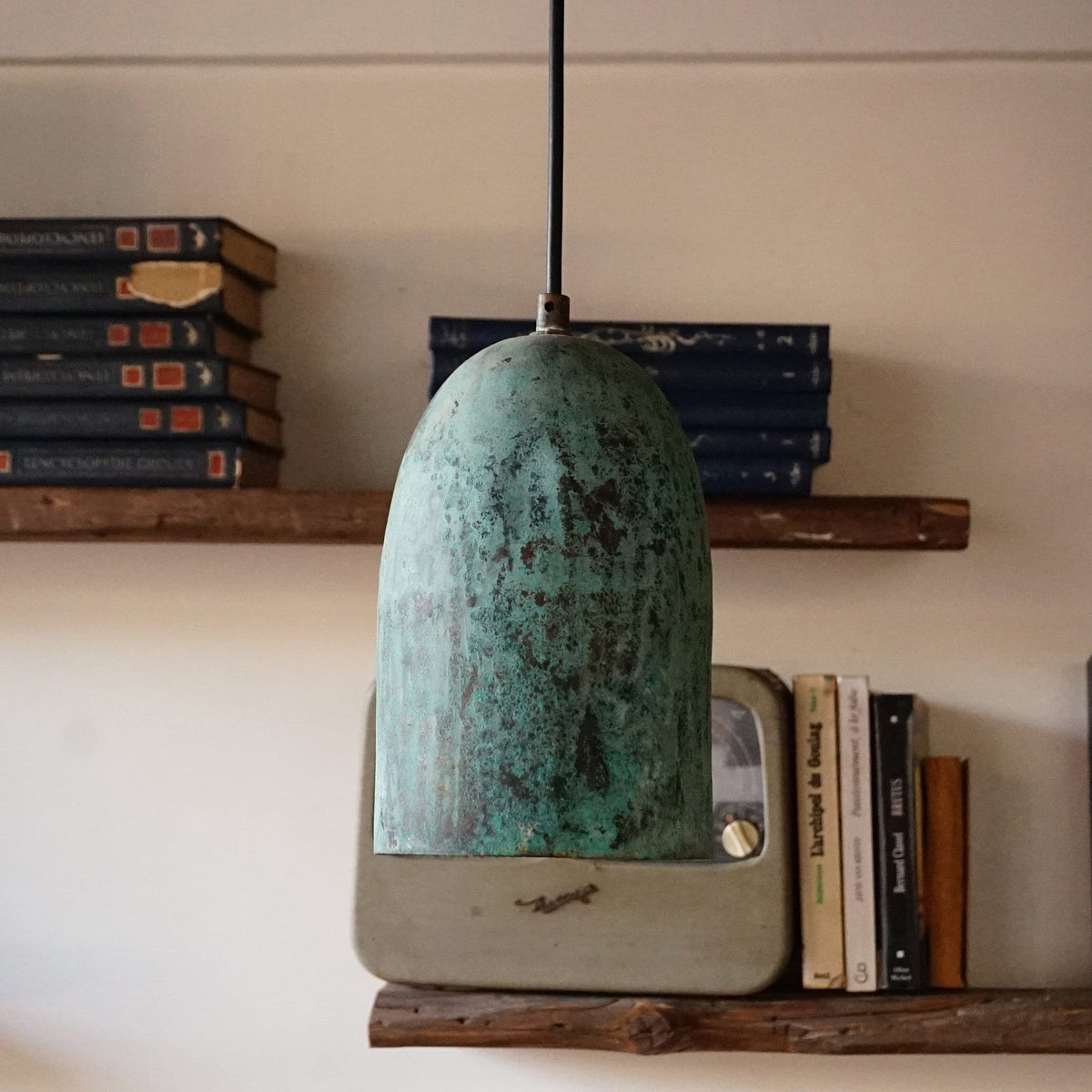 Set of 3 Pendant Light Fixtures, Copper Farmhouse Pendant Light