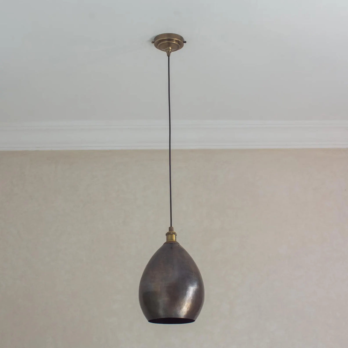 Smooth Oil Rubbed Brass Cone Pendant Light, Kitchen Island Ceiling Lamp