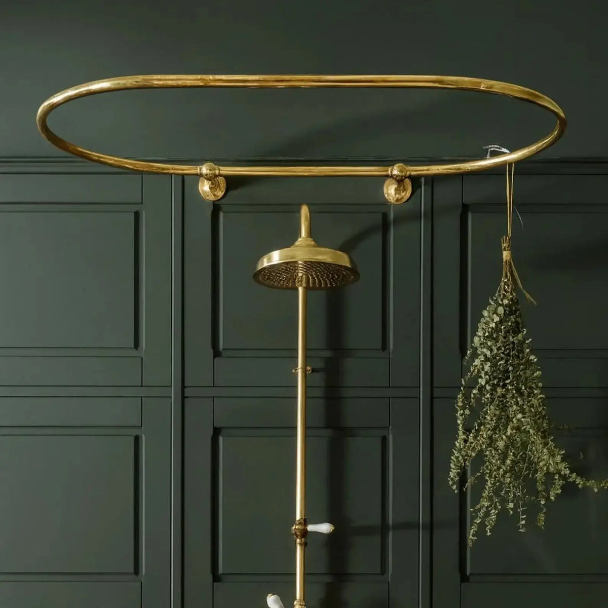 Unlacquered brass shower curtain rod ,Unlacquered Brass Bathroom Rail For Curtain