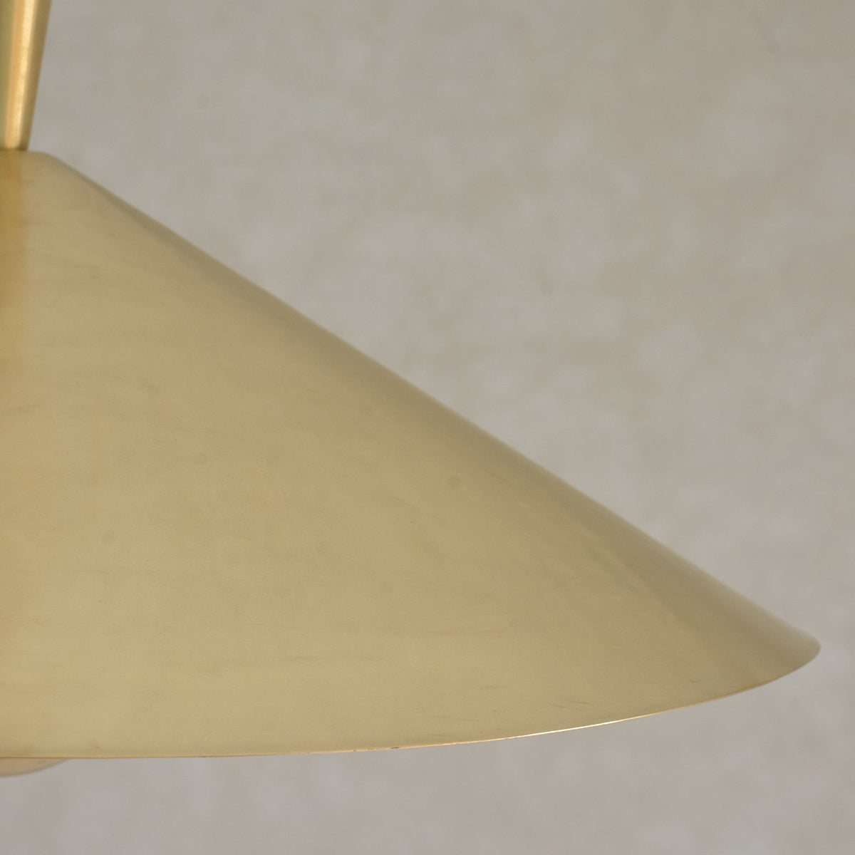 Brass Cone Pendant Light, Kitchen Island Ceiling Light Fixture, Modern Hanging Shade For Kitchen & Living Room, Cone Shade Light