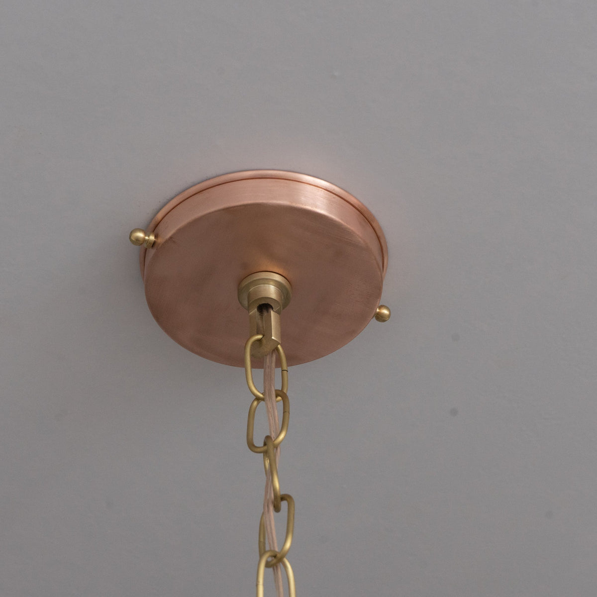 Copper Smooth Hammered Dome Pendant Light : The Warmth of Marrakesh