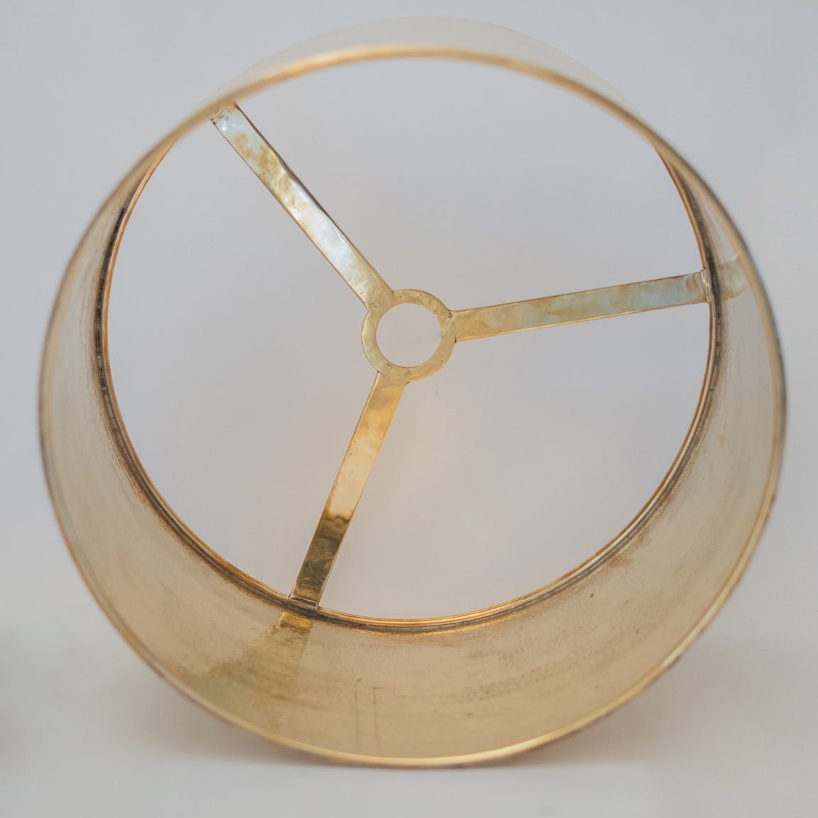 Hammered Brass Cylinder Pendant Light, Unlacquered Brass Pendant Light