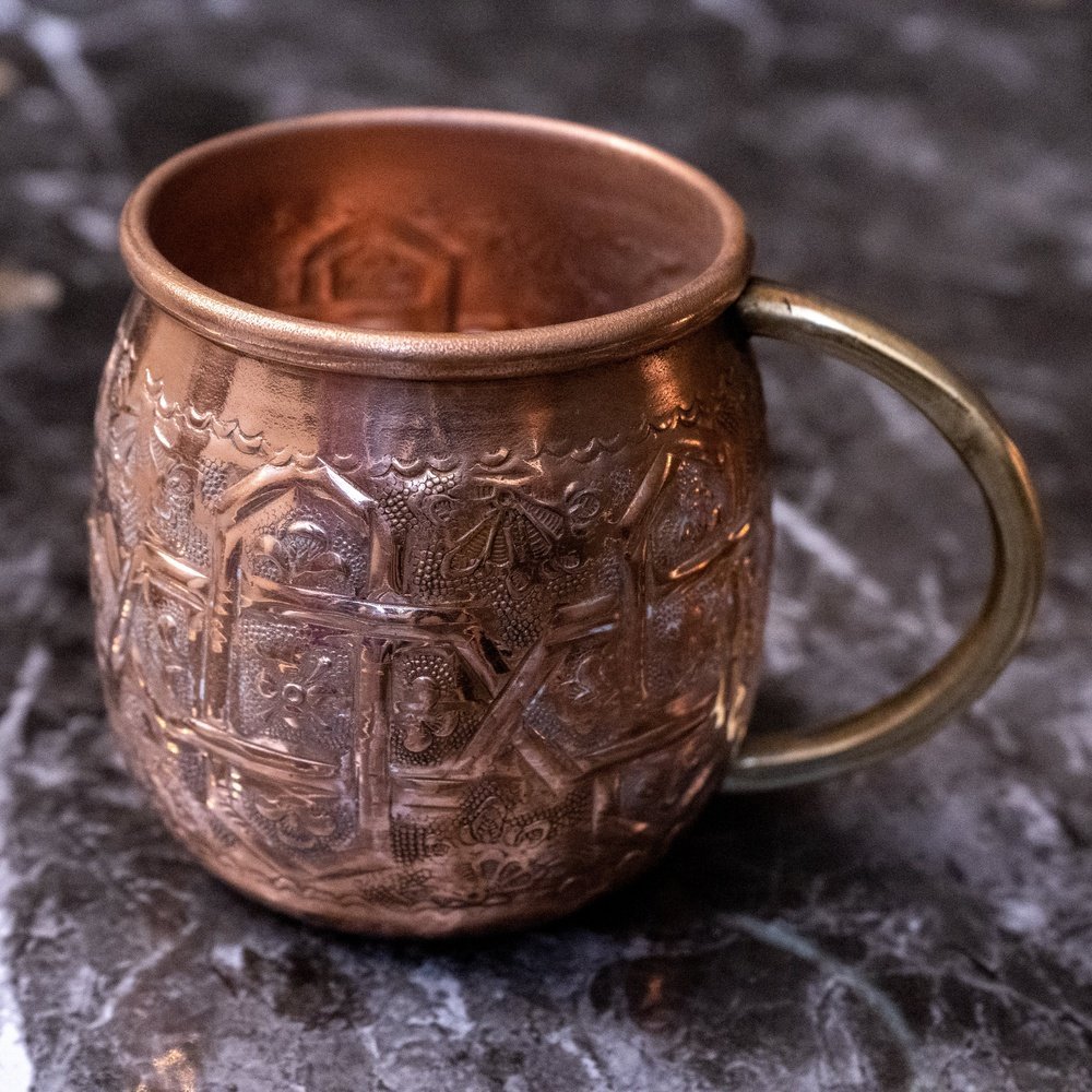 Handcrafted Pure Copper Personalized Mug