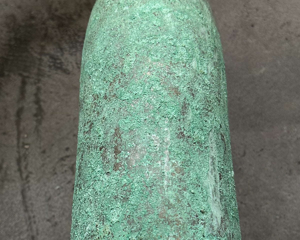 Set of 3 Green Patina Copper Pendant Lights, Farmhouse Hanging Lamps
