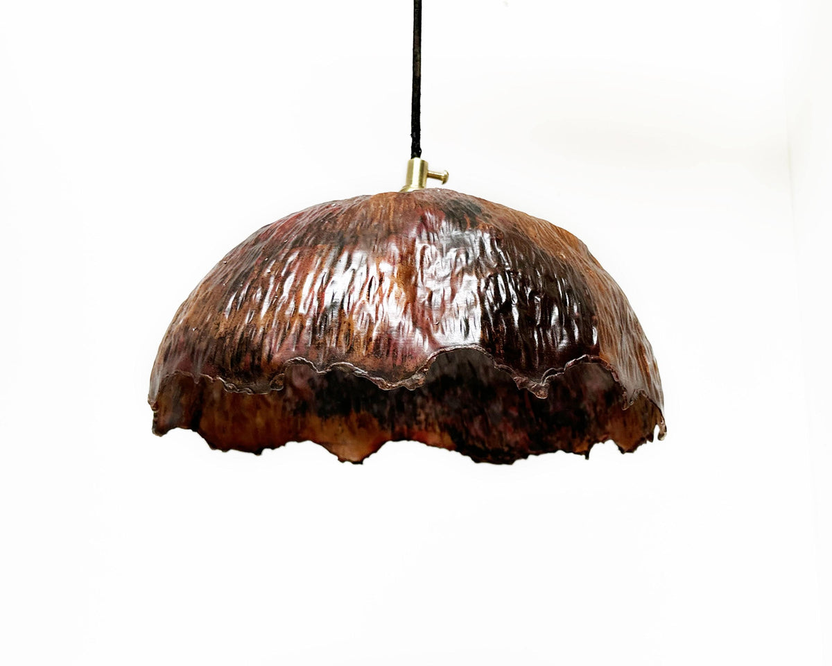 Rustic Copper Island Kitchen Lighting, Copper Farmhouse Lighting