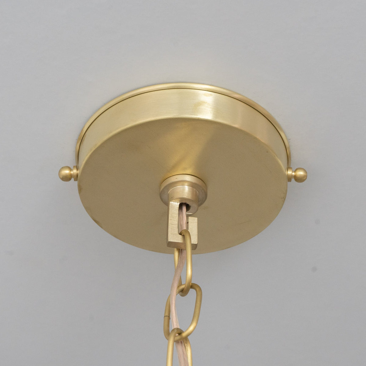 Luminous Soft-Hammered Brass Dome Pendant - Traditional Moroccan brass Light