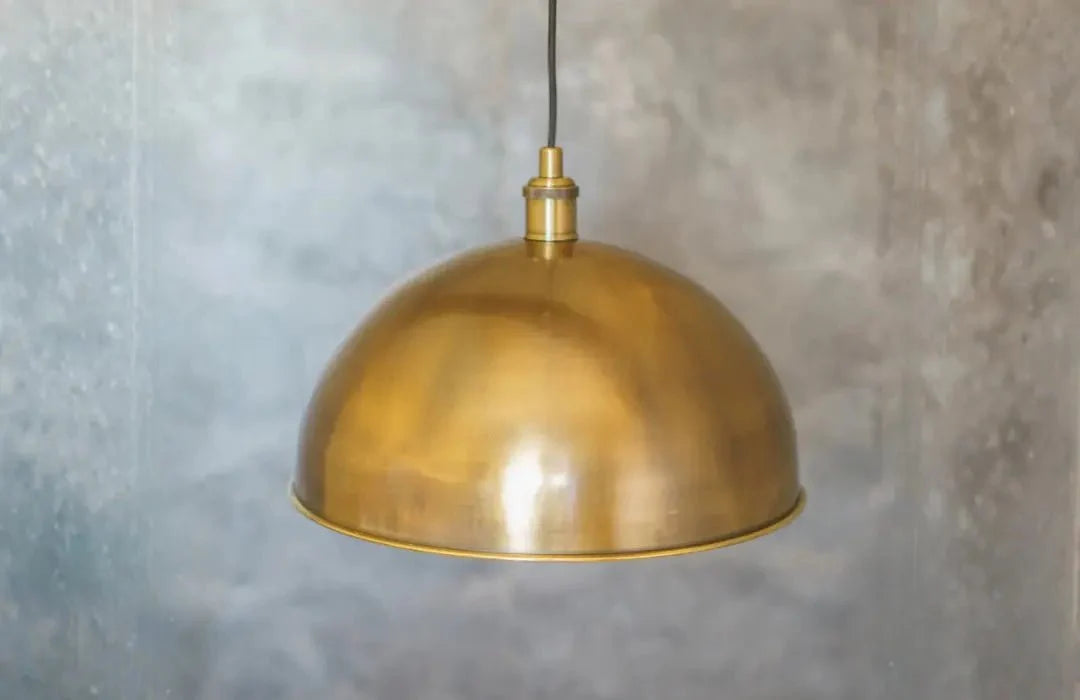 Oil Rubbed Bronze Dome Pendant Light, Bronze Ceiling Dome Lampshade