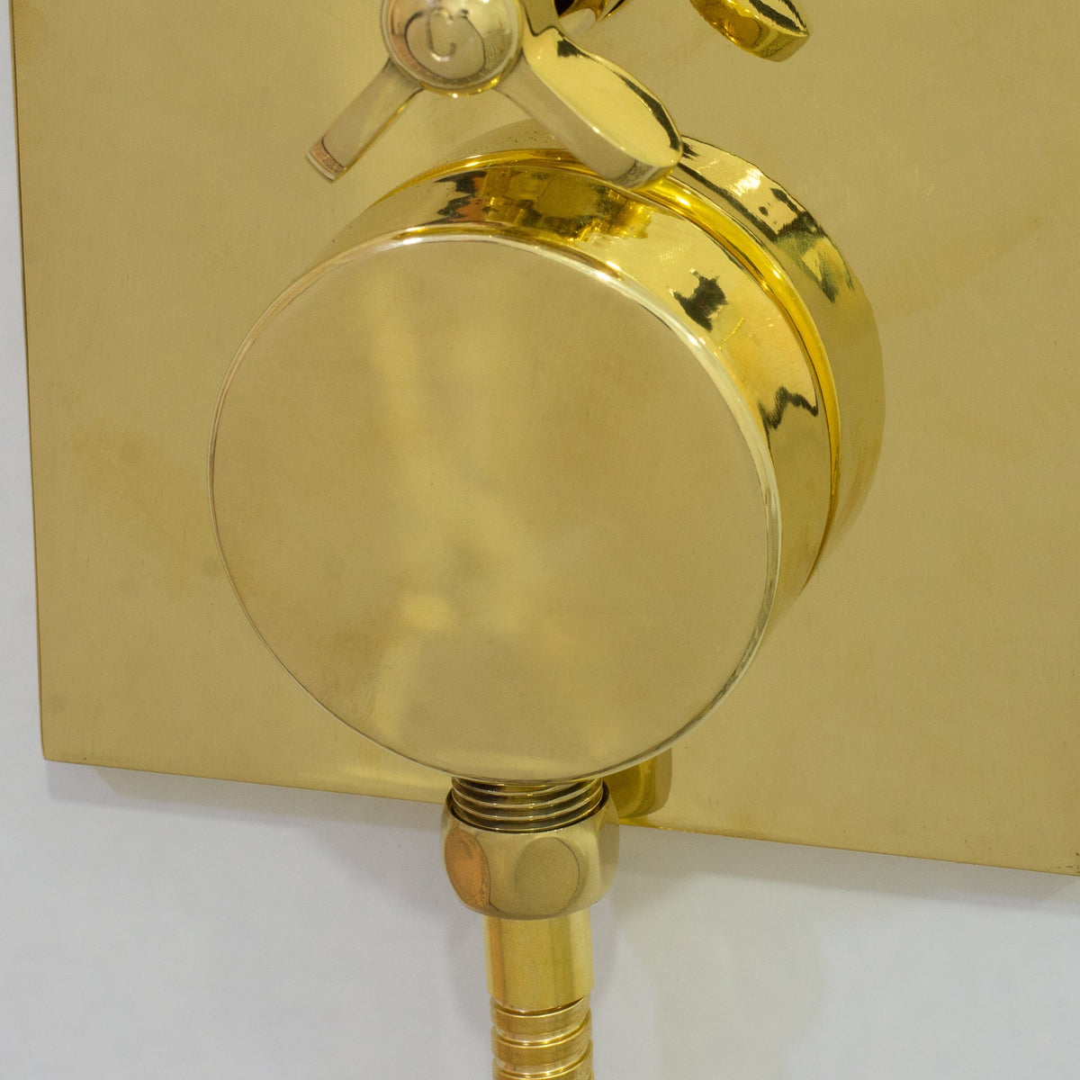 Solid Brass Built-In Shower System – Concealed Rainfall Showerhead with Handheld – Wall-Mounted Shower Set