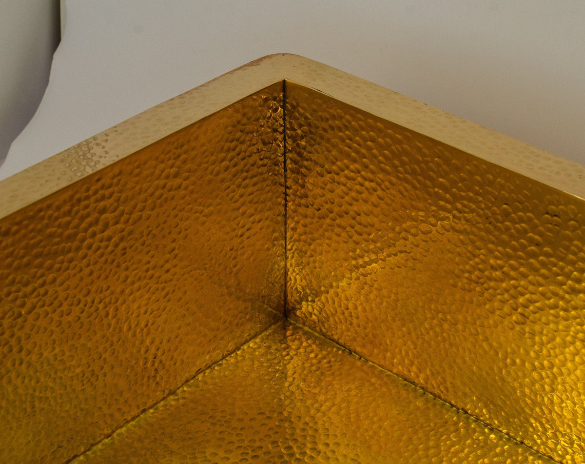 Solid Brass Undermount Hammered Sink | Kitchen Bar Sink