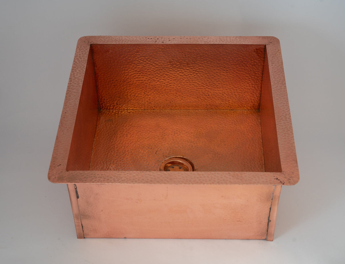 Handcrafted Hammered Undermount Sink | Bar, Island & Outdoor
