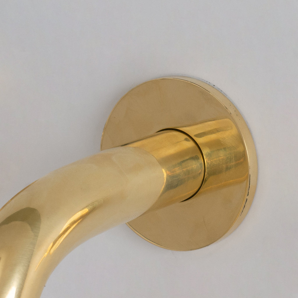 Unlacquered Brass Built-in Faucet, Mini Wall Mount Sink Faucet, 3-hole Basin Mixer Tap With Lever Handles
