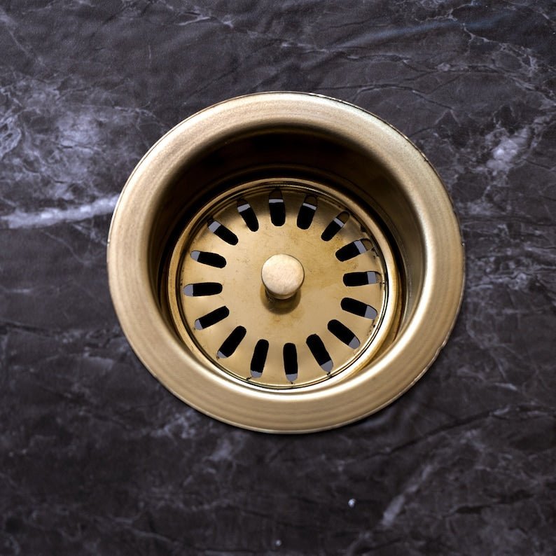 Brass Disposer Flange with Removable Basket Strainer
