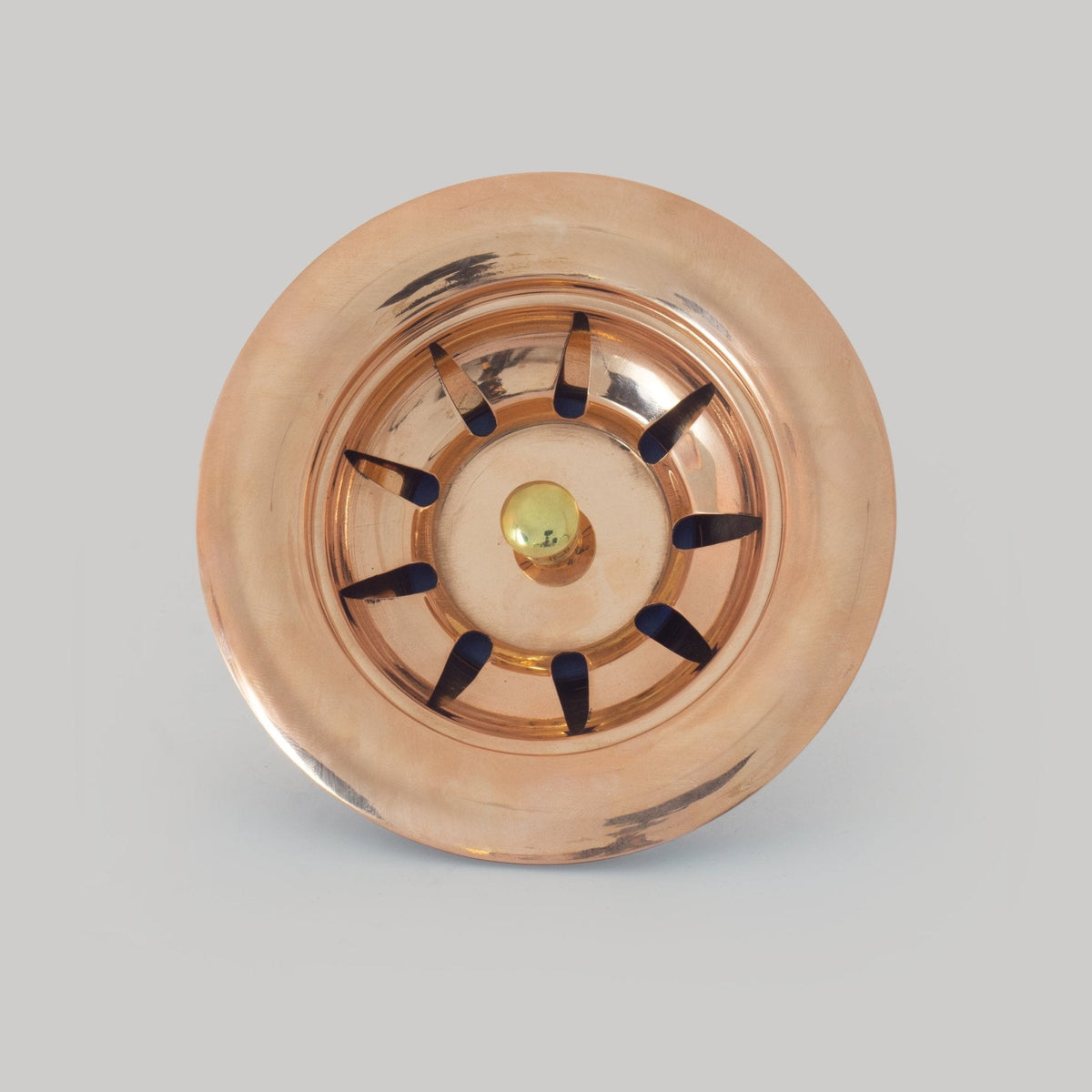 Unlacquered Solid Copper Kitchen Strainer Basket, Kitchen Sink Drain, Drain Stopper Plug, Basket Strainer
