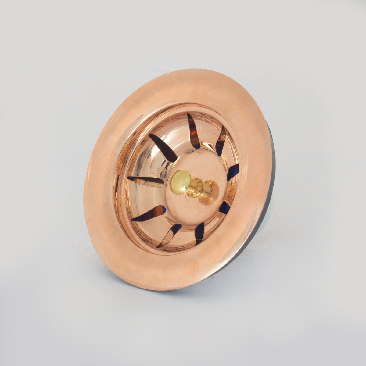 Unlacquered Solid Copper Kitchen Strainer Basket, Kitchen Sink Drain, Drain Stopper Plug, Basket Strainer