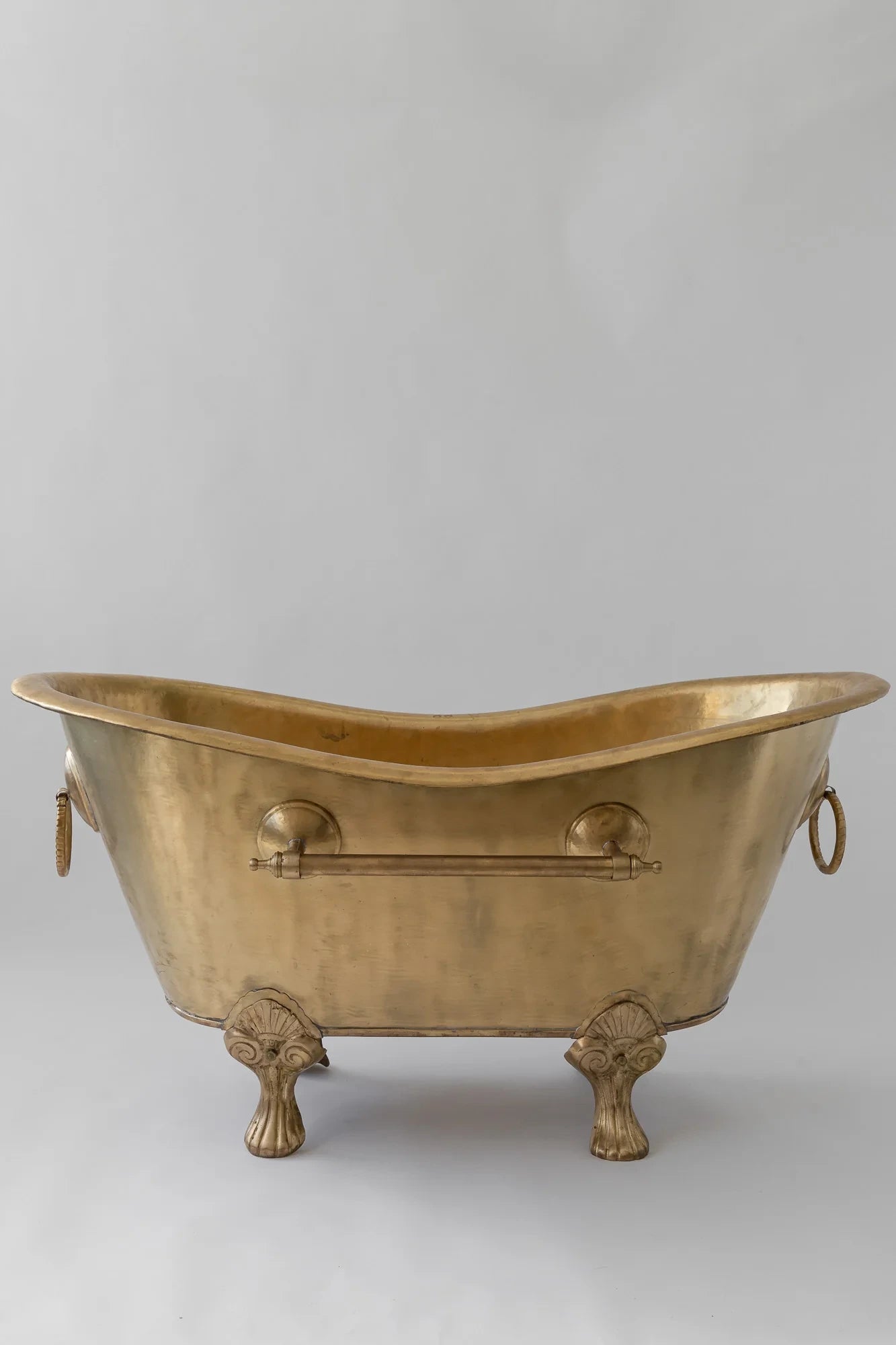 Freestanding Brass Clawfoot Bathtub
