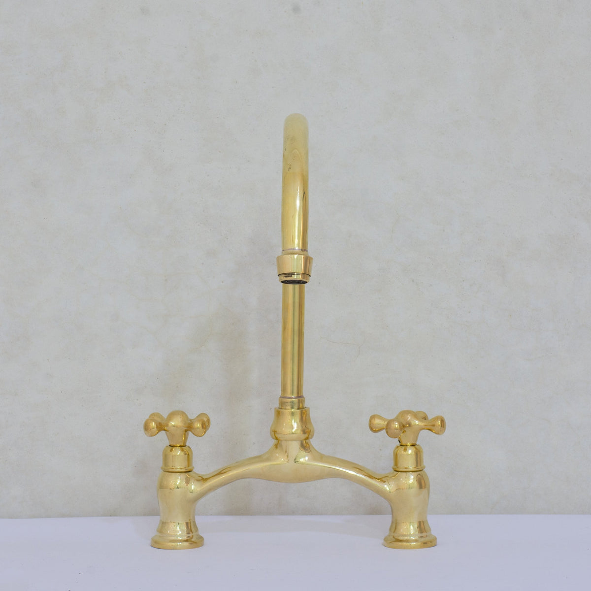Verdeau - Unlacquered Bridge Kitchen Faucet