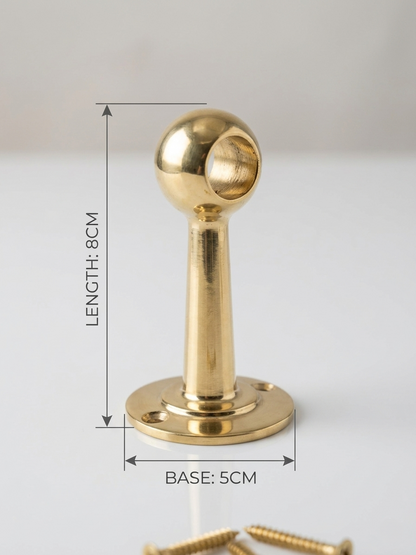 Unlacquered Brass Pot Rail - The Utensil Rail