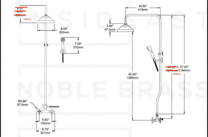 Aged Shower system