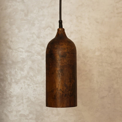 Small Copper Farmhouse Pendant Light