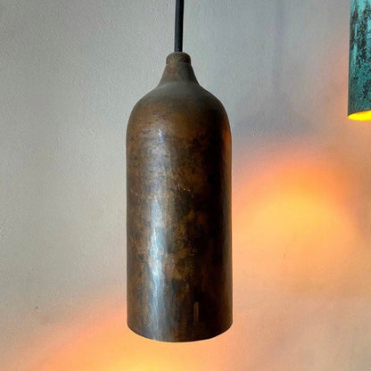 Small Copper Farmhouse Pendant Light