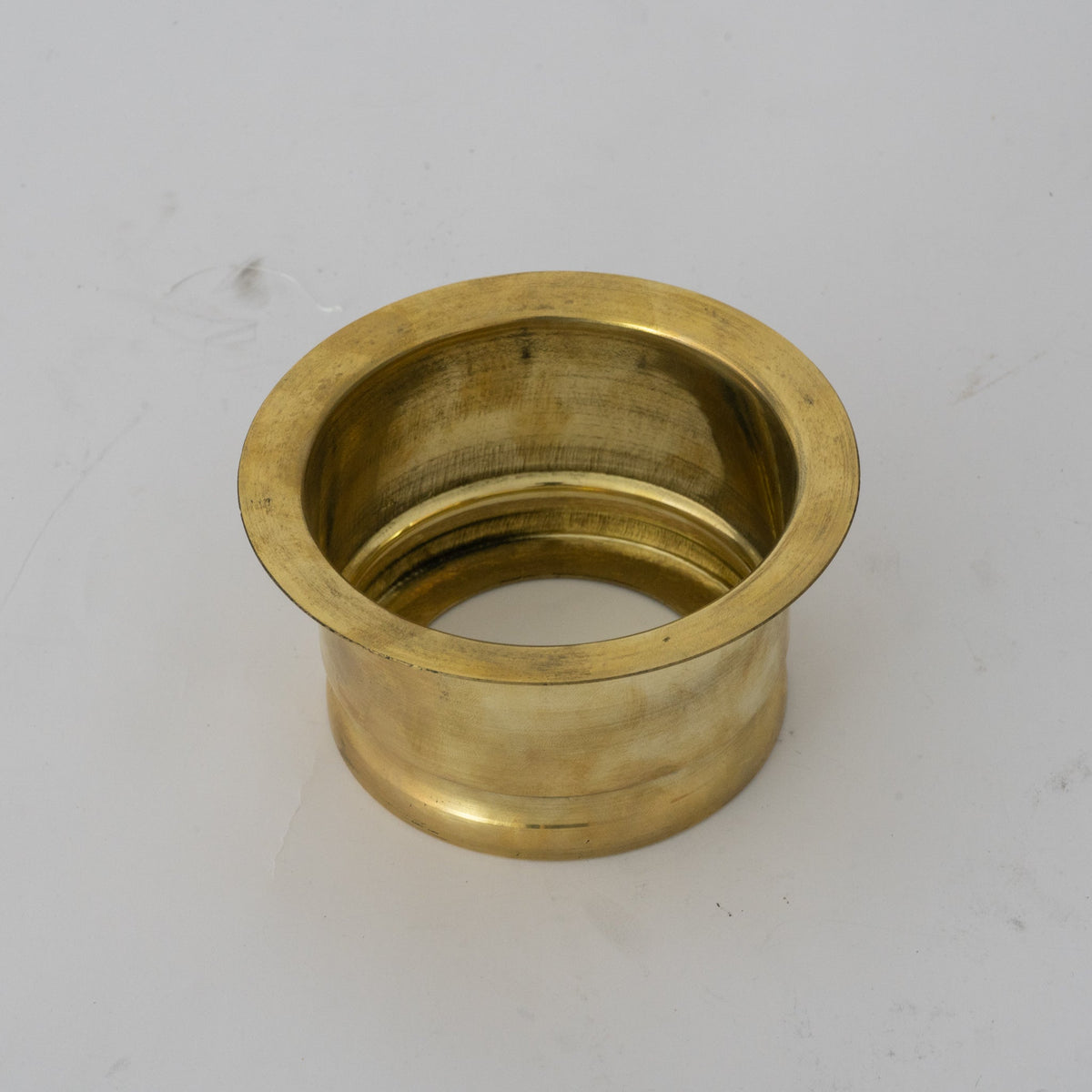 Authentic Solid Brass Kitchen Sink Flange – Unlacquered Living Finish