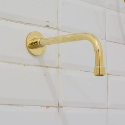Solid Brass 2-Outlet Shower System,  Ceiling Rainfall Shower With Tub Filler