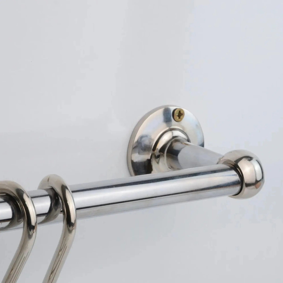 Chrome Pot Rail, Chromed Solid Brass Pot Rack For Kitchen Organization