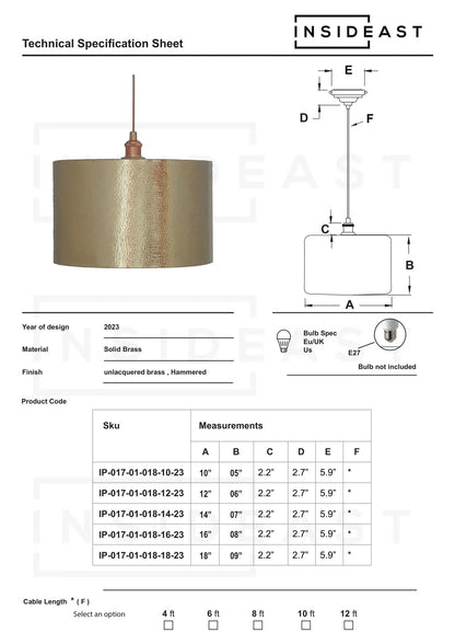 Oxidized Solid Copper Cylinder Pendant Light, Kitchen Island Lighting