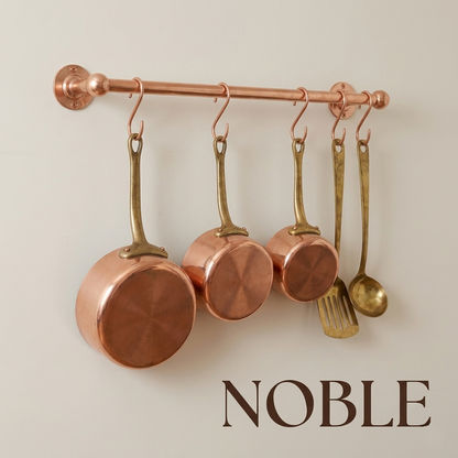 Light Copper Pot Rail - The Utensil Rail