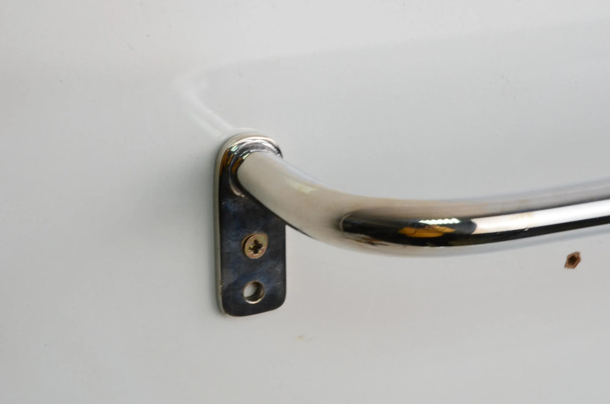 Polished Nickel French Return Curtain Rod, 16 mm Diameter