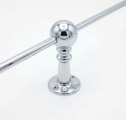 Solid Brass Gallery Rail in Polished Chrome Finish