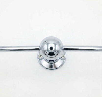 Solid Brass Gallery Rail in Polished Chrome Finish – Shelf Railing for Kitchen & Bath
