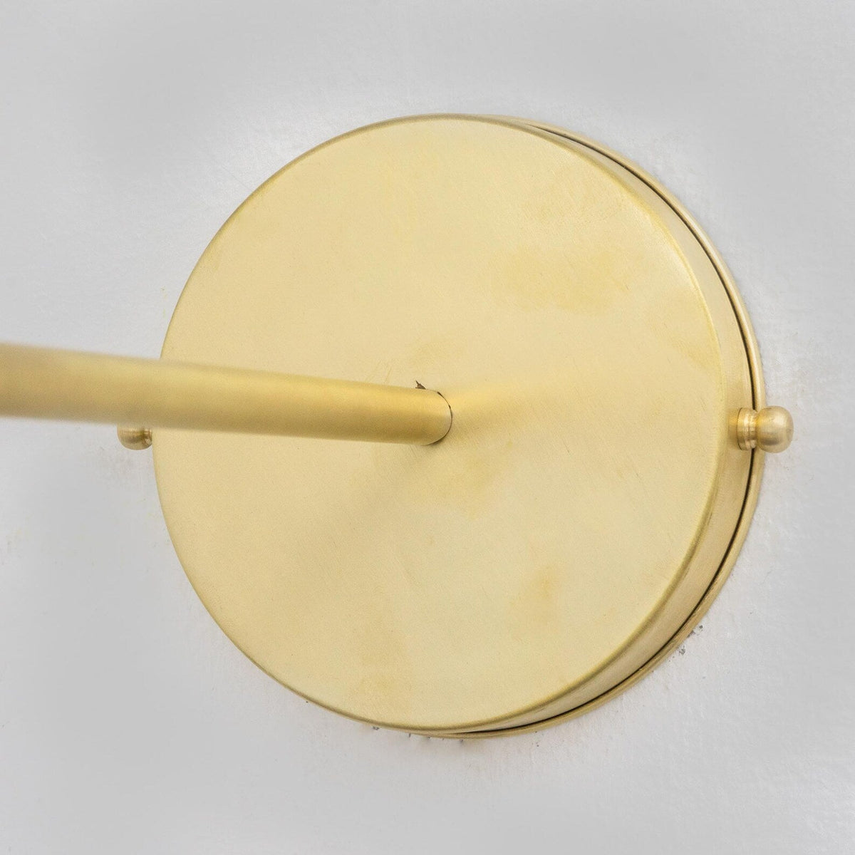 Powder Room Brass Sconce, Brushed Brass Wall Lamp, Wall Lighting Fixture