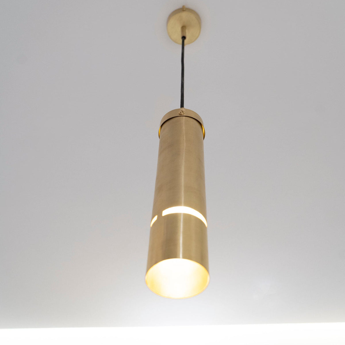 Set of 3 Brass Pendant Light Fixtures, Solid Brass Hanging Lamp
