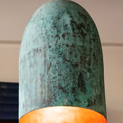 Set of 3 Pendant Light Fixtures, Copper Farmhouse Pendant Light