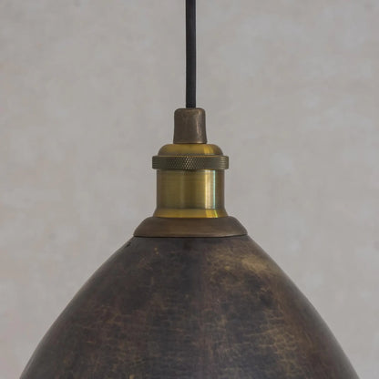 Smooth Oil Rubbed Brass Cone Pendant Light, Kitchen Island Ceiling Lamp