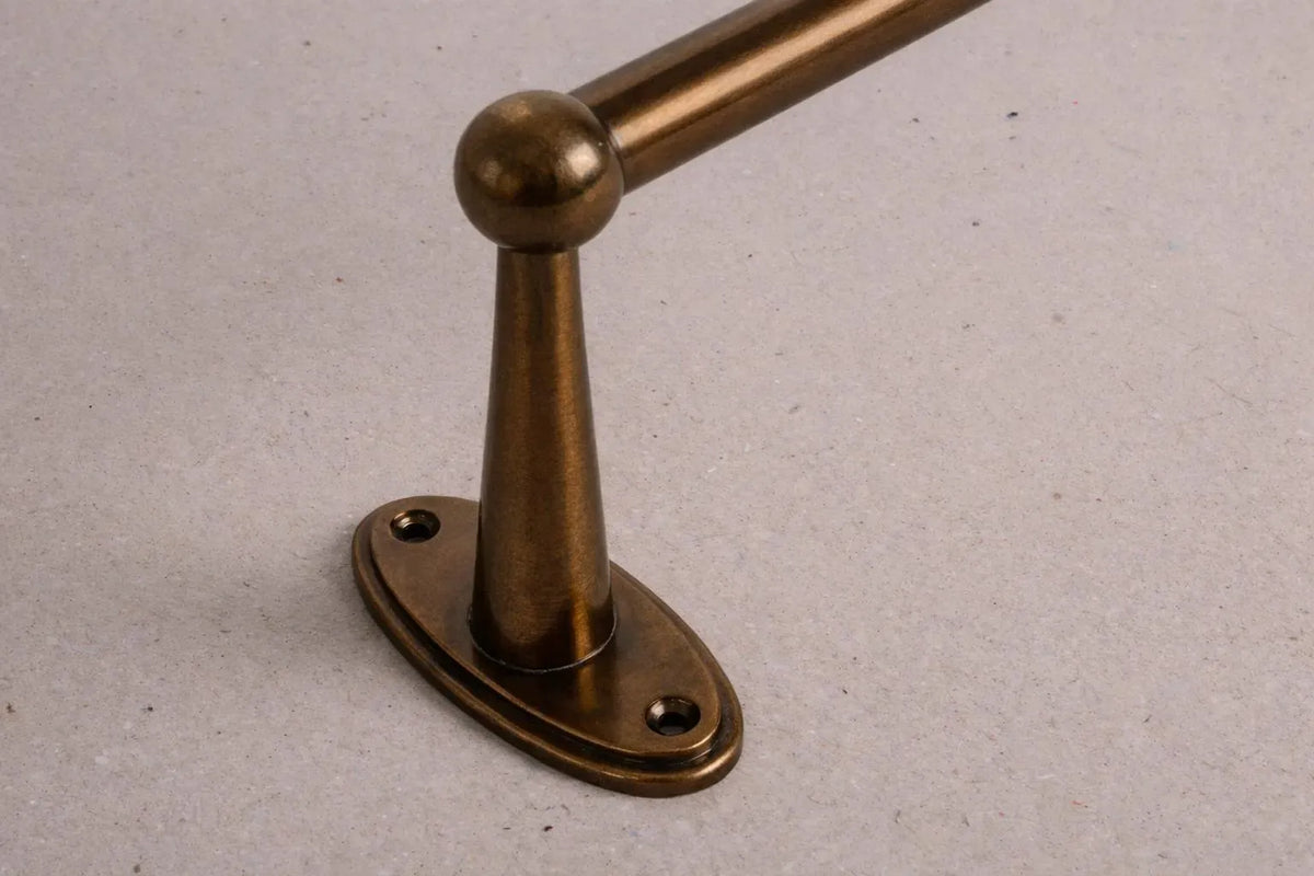 Solid Brass Bronze Pot Rack with S- Hooks