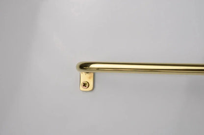 Thin Brass Cafe Curtain Rod, French Return Drapery Pole, DDP shipping
