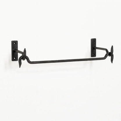 Wrought Iron Pot Rail – Industrial Hanging Rack for Kitchen