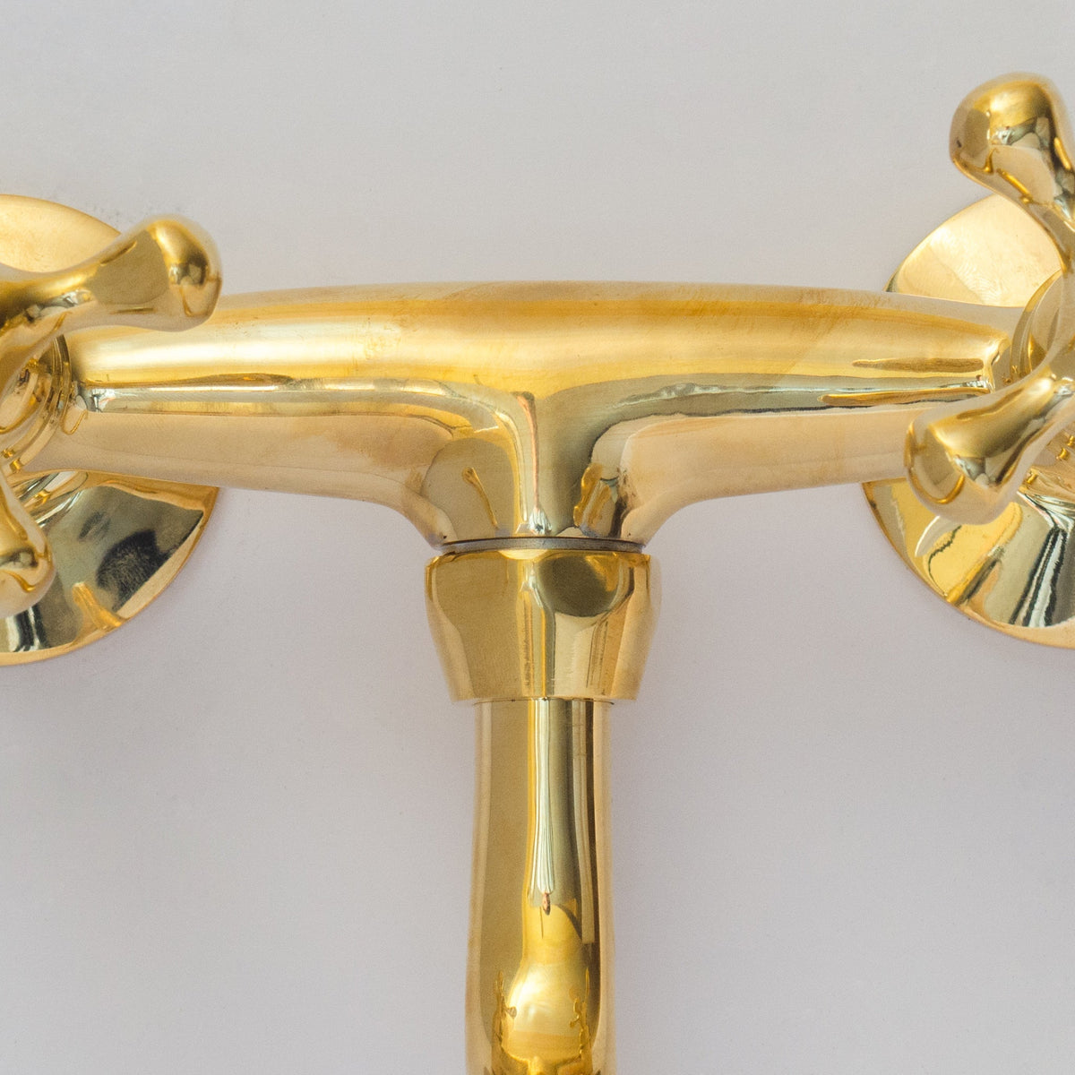 Antique Brass Kitchen Faucet – Wall Kitchen Faucet
