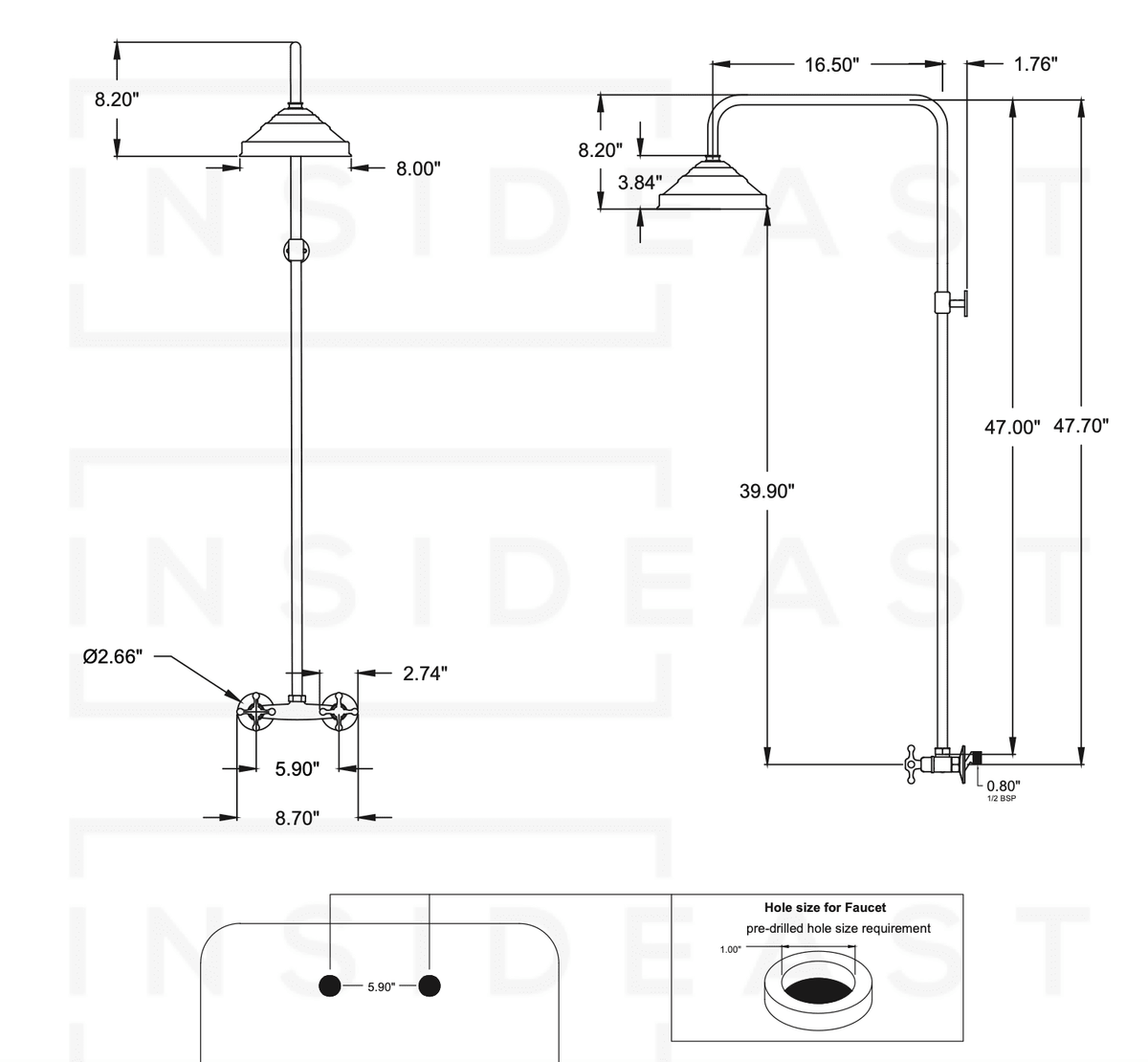 Antique Brass Shower Fixtures – Brass Shower System