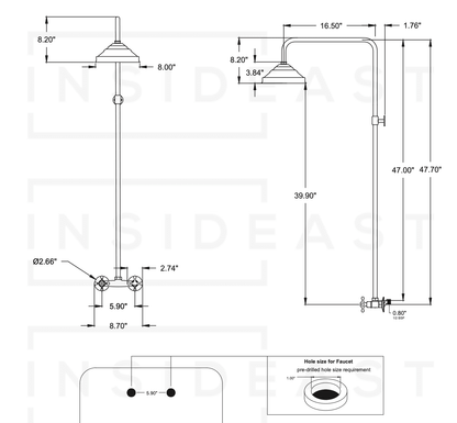 Antique Brass Shower Fixtures – Brass Shower System