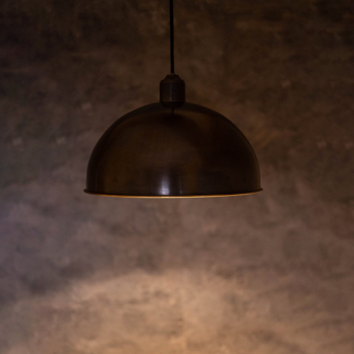 Antique Bronze Pendant Light, Bronze Dome Pendant, Antique Ceiling Lampshade