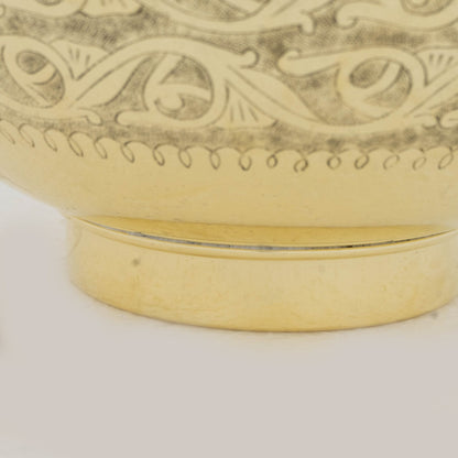 Brass Bathroom Sink, Bowl Vessel Sink, Vanity Basin Sink, Hand Hammered and Hand Engraved